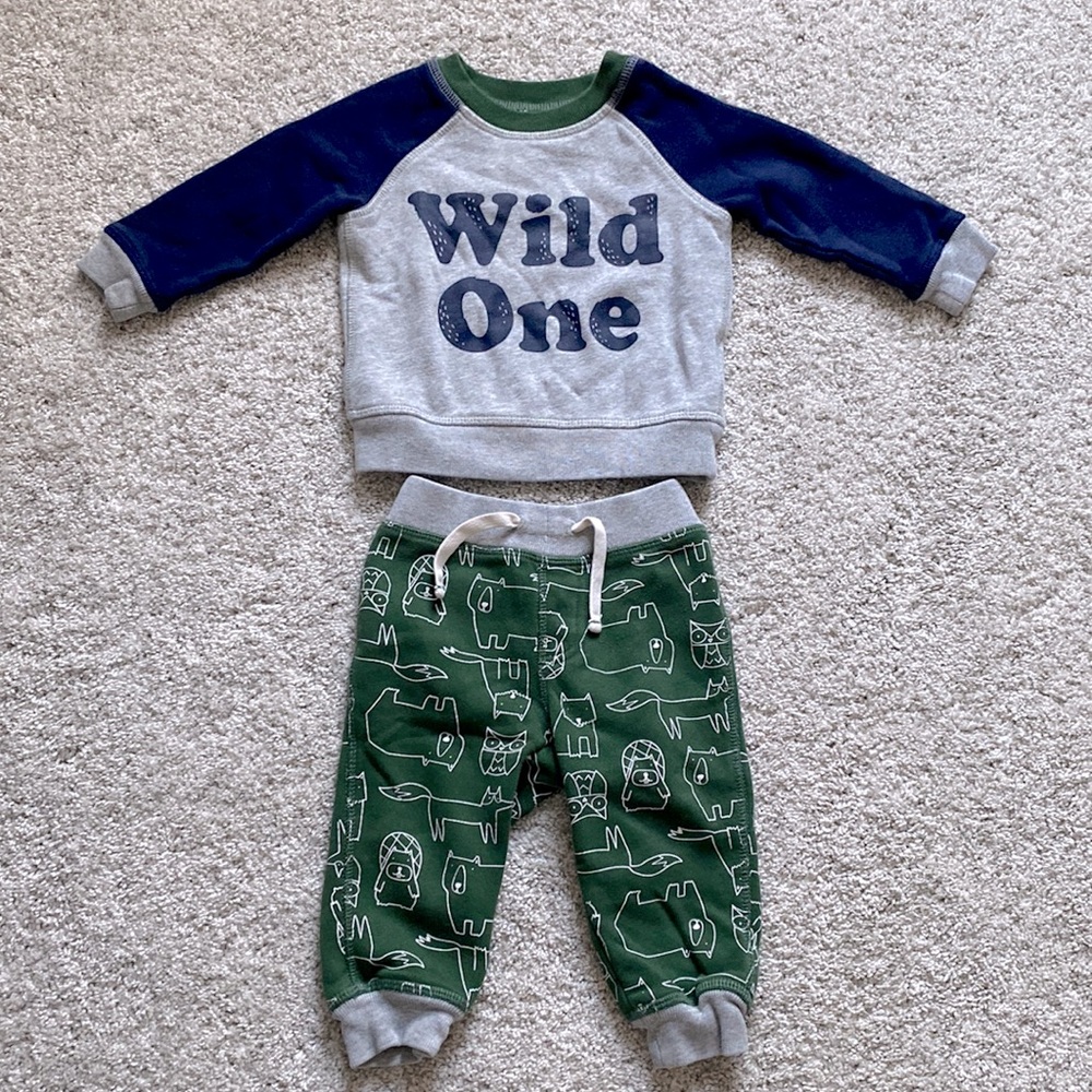 Baby Gap sweatshirt and pants